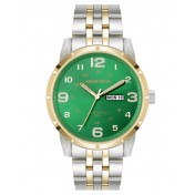 Mens Green Date Bracelet Watch