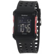 Mens Chronograph Black and Red Digital Watch