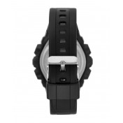 Mens Digital Chronograph Resin Strap Black Watch