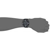 Mens Digital Chronograph Resin Strap Black Watch