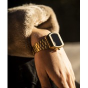 Vintage Mens Digital Bracelet Gold Watch