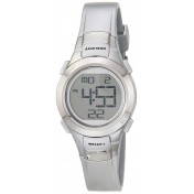 Womens Digital Chronograph Silver Watch