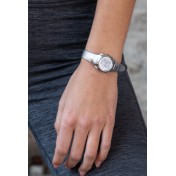 Womens Digital Chronograph Silver Watch