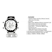 Women's Digital Chronograph Resin Strap Watch