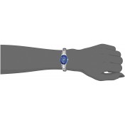 Women's Bracelet Silver Blue Watch