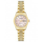 Ladies Genuine Gold Pink Watch