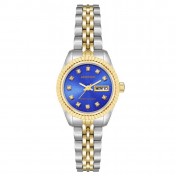 Womens Blue Dotted Bracelet Watch